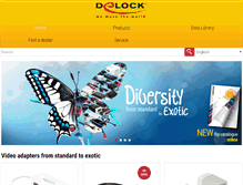 Tablet Screenshot of delock.com